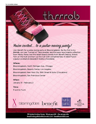 What’s Better than Benefit, Hanky Panky, Godiva, and Fusion Liqueur?