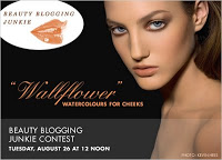 Win a Three Custom Color "Wallflower" Watercolours for Cheeks!