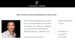 Meet Vincent Longo in NYC and LA!