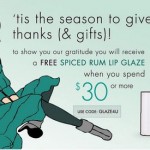 Get a Free Stila Glaze When you Spend $30 or More