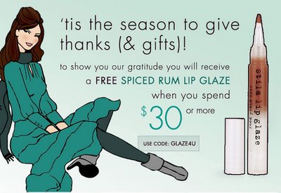 Get a Free Stila Glaze When you Spend $30 or More