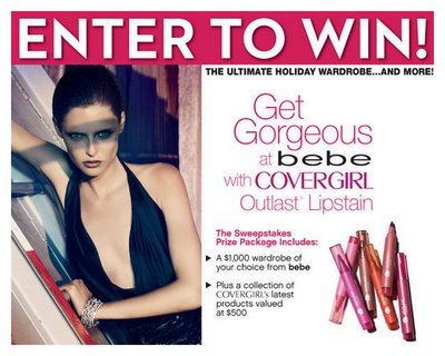 CoverGirl and Bebe Partner to Sponsor Sweepstakes