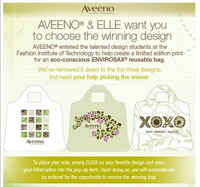 AVEENO and ELLE Want you to Choose the Winning Design