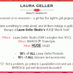 Sale at Laura Geller Studio in NYC and Online!