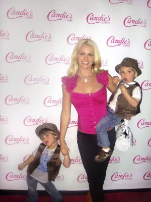 Britney Poses with Sean Preston and Jayden Jaymes