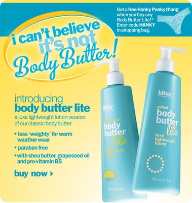 I Can’t Believe It’s Not Body Butter: Bliss’ New Body Butter Lite