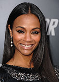 Zoe Saldana at the Star Trek Premiere