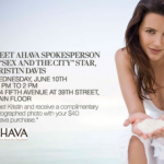 Meet AHAVA Spokesperson/SATC Star Kristin Davis at Lord & Taylor!