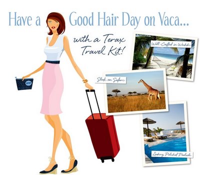 For Blair Warner Hair On the Go: Terax’s Travel Kit