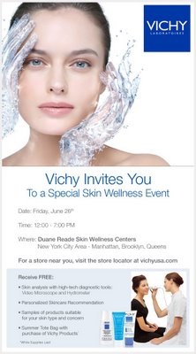 Vichy Event at Duane Reade Locations in NYC