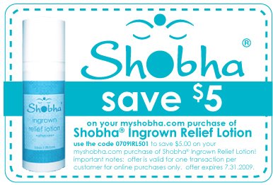 BBJ Exclusive Discount: $5 Off Shobha® Ingrown Relief Lotion