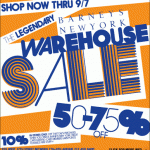 Barney’s Warehouse Sale Now Through September 7