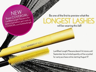 New From COVERGIRL: LashBlast Length Mascara