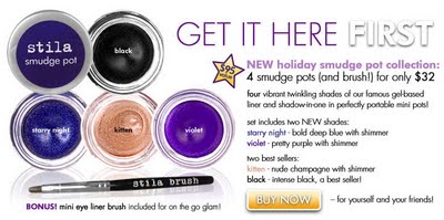 New Stila Smudge Pots for Holiday