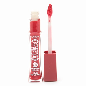 The Perfect Almost-Red Gloss: L’Oreal Infallible Lip Gloss in Plumping Red