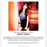 Glamour Invites You To Meet Ashley Tisdale at Sephora!