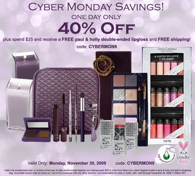 tarte Cyber Monday Deals: 40% Off