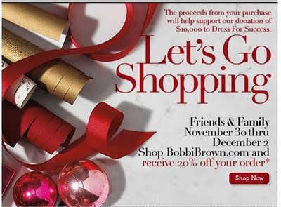 20% Off Bobbi Brown: Friends & Family