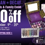 Urban Decay Friends and Family 30% Discount