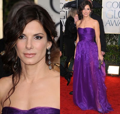 Golden Globes 2010 Beauty: Sandra Bullock