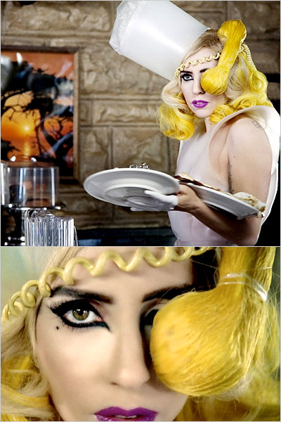 Secrets of Lady Gaga's Hairstyle in the Telephone Video