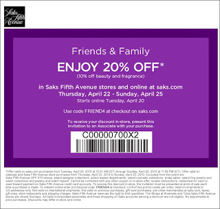 Saks Fifth Avenue Friends & Family