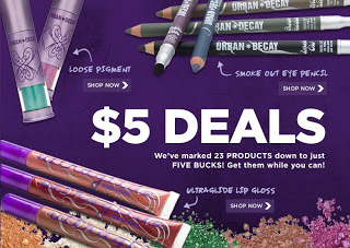 $5 Sale at Urban Decay