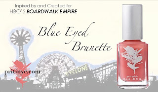 Priti Blue Eyed Brunette Nail Polish Premieres on Boardwalk Empire