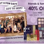 tarte Cosmetics Friends and Family Sale