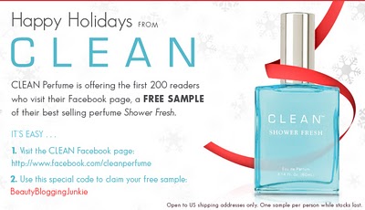 Get A Free Sample Of CLEAN Shower Fresh Perfume