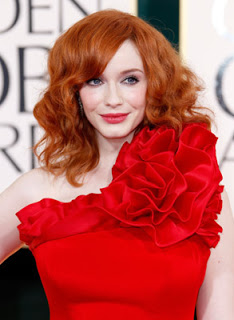 Get The Look: Christina Hendricks At The 2011 Golden Globes