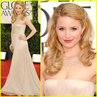 Get The Look: Dianna Agron At The 2011 Golden Globes