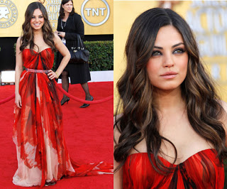 Get The Look: Mila Kunis At The 2011 SAG Awards