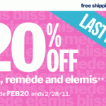 20% Off Bliss, Remede and Elemis Products at Blissworld