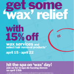 "Wax" Relief on Tax Day