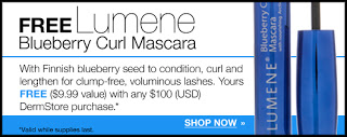Free Lumene Blueberry Curl Mascara With $100 Purchase On Dermstore
