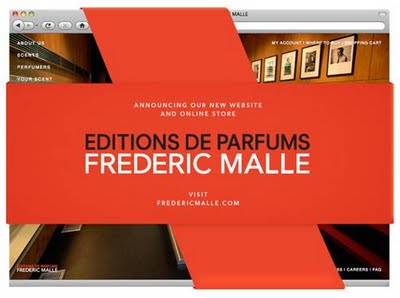 Eau de HTML? Frederic Malle’s Revamped Website