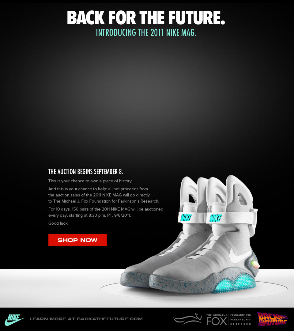 nike mag shoes for sale