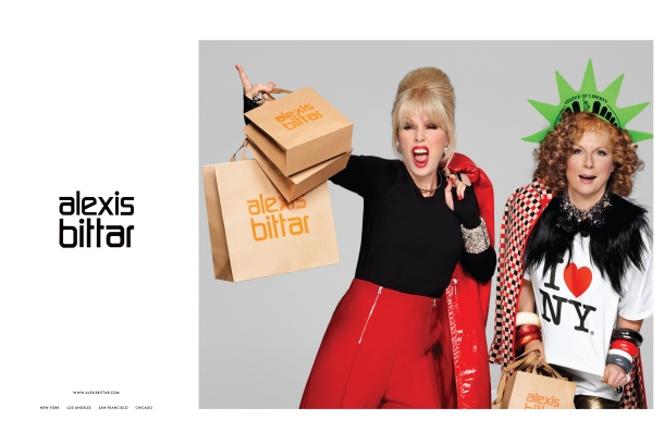 Ab Fab’s Patsy And Edina Front Alexis Bittar’s New Ad Campaign