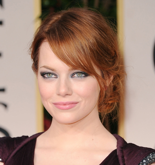 Golden Globes 2012 Get The Look Emma Stone S Hairstyle