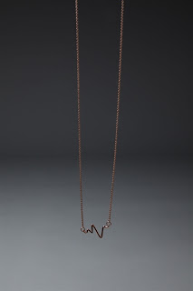 Sarah Chloe Heartbeat Necklace