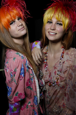 Bangs Of A Different Color At Libertine’s Spring 2013 Show