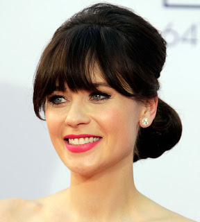 Zooey Deschanel’s Hairstyle: 2012 Emmys