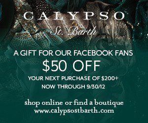 $50 Off Purchases of $200+ At Calypso St. Barth