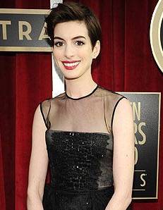 SAG Awards Hairstyle: Anne Hathaway