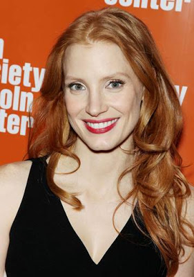 Jessica Chastain: Hairstyle At The Film Society At Lincoln Center