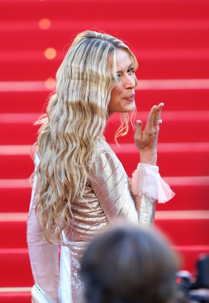 Ridged Hair: Petra Nemcova At The ‘Behind The Candelabra’ Premiere