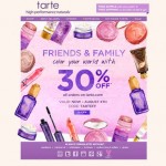Tarte Cosmetics Friends & Family Sale