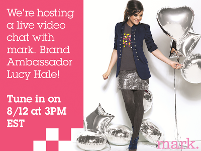 Join Lucy Hale And Me For A Video Chat On August 12