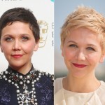 Maggie Gyllenhaal’s New Platinum Pixie Cut 